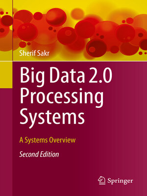 cover image of Big Data 2.0 Processing Systems